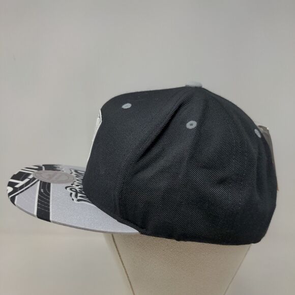 Mitchell & Ness Men's Snapback Hat Black Brooklyn Nets Embroidered Logo - Picture 3 of 9